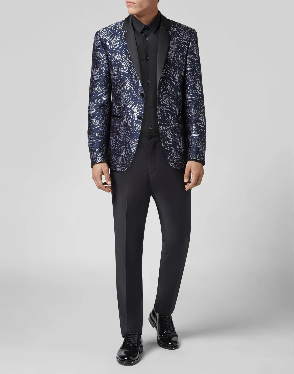 Blazer jacquard Elegant, цвет: Синий