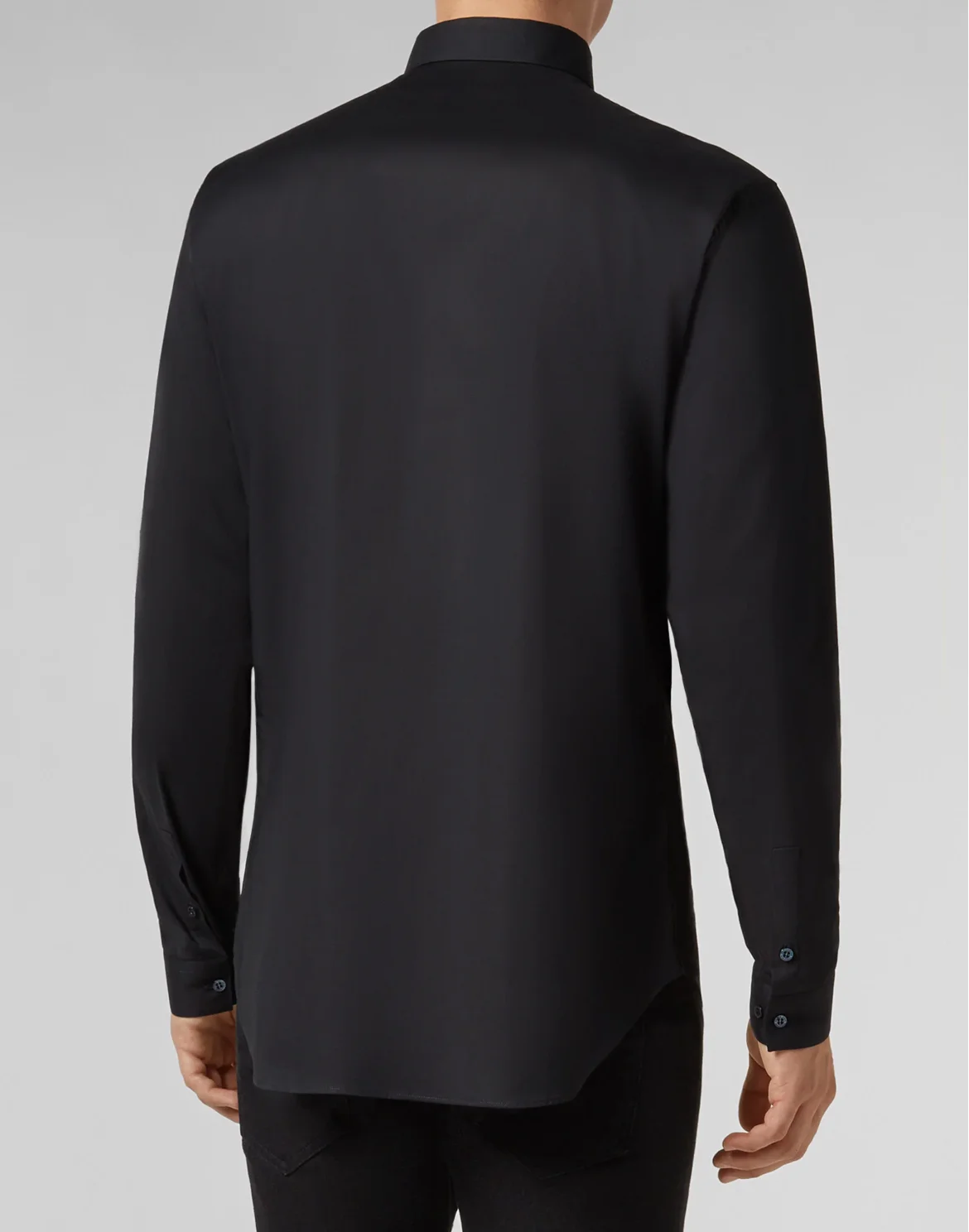 Shirt Crystal cut LS Skull, цвет: Черный