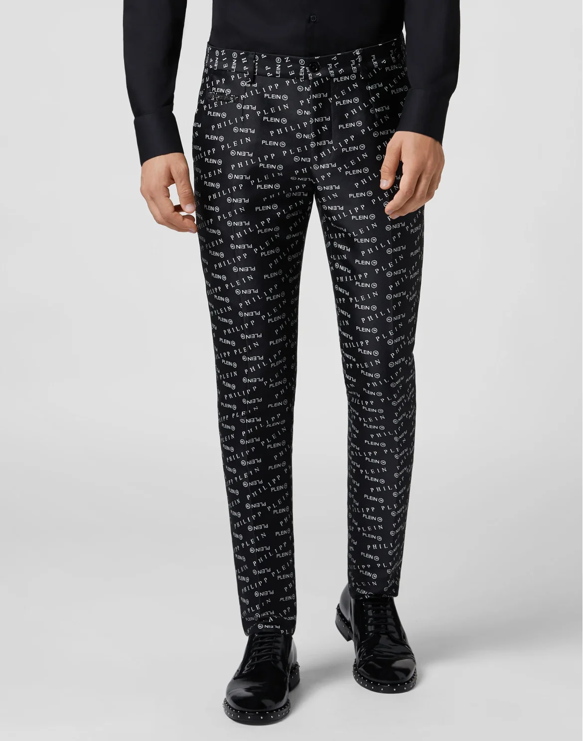 Long Trousers jacquard All over PP, цвет: Черный