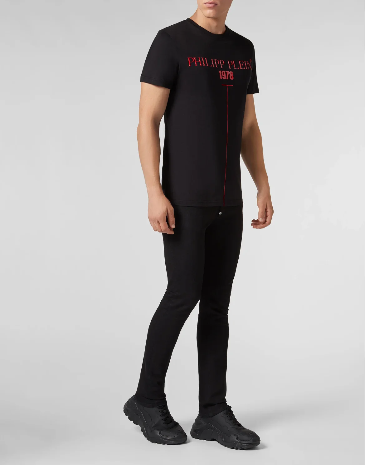 T-shirt Platinum Cut Round Neck PP1978, цвет: Черный