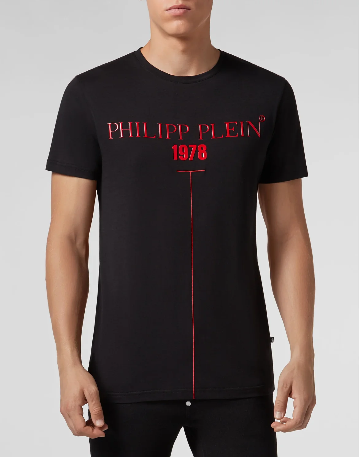 T-shirt Platinum Cut Round Neck PP1978, цвет: Черный