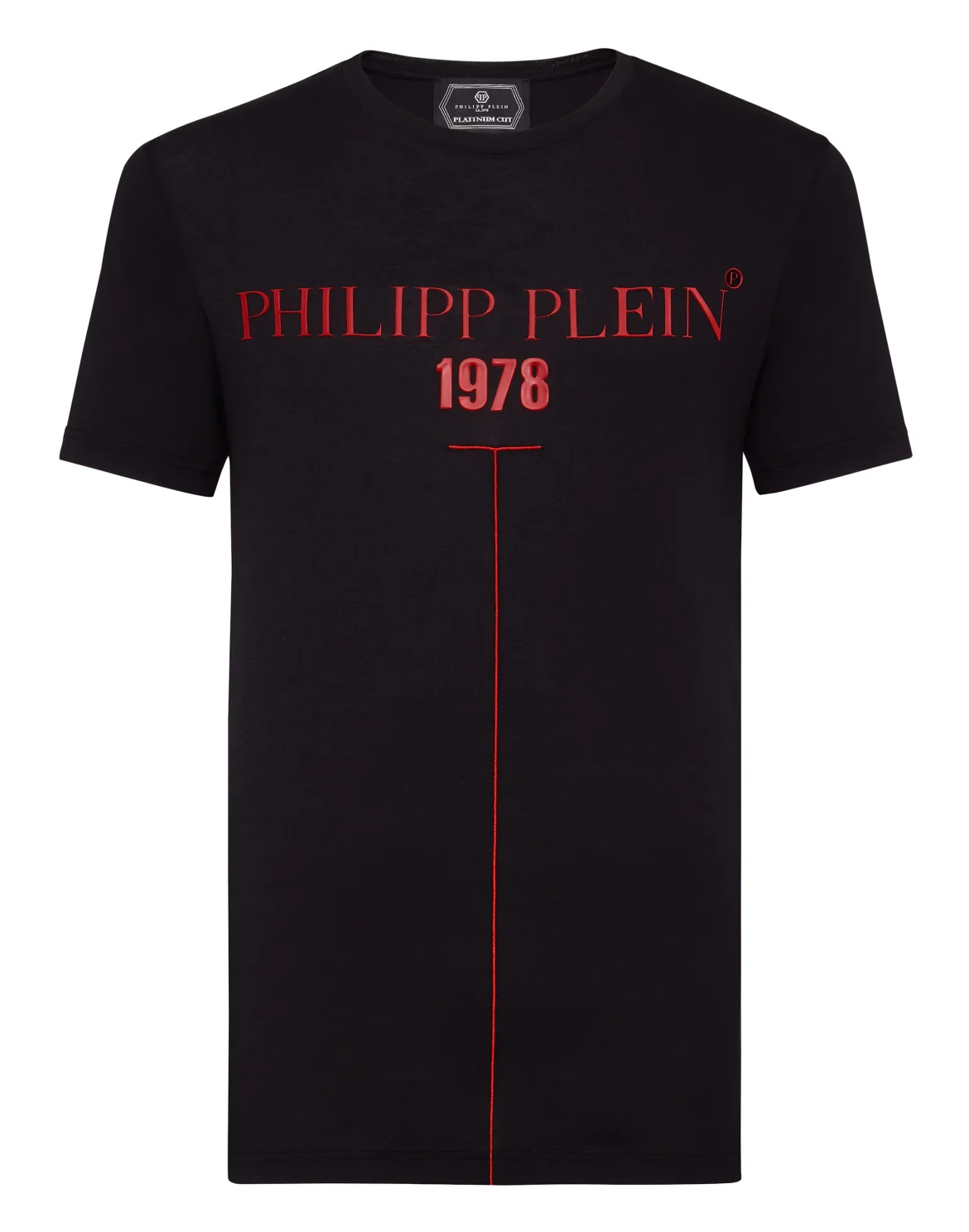 T-shirt Platinum Cut Round Neck PP1978, цвет: Черный