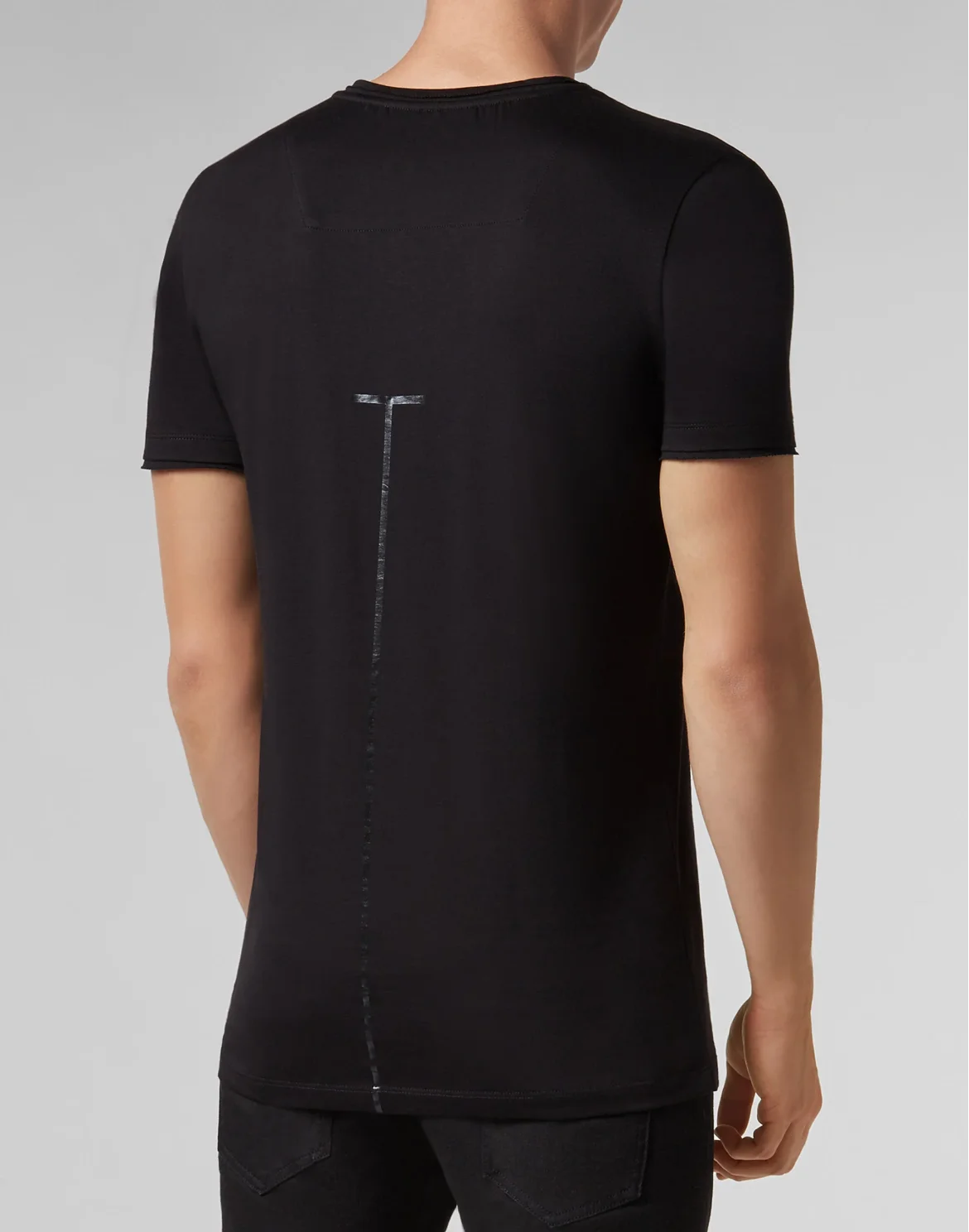T-shirt V-Neck SS Statement, цвет: Черный
