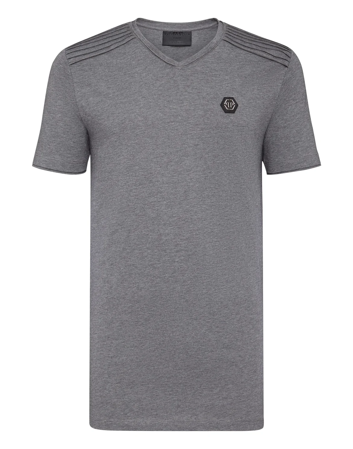 T-shirt V-Neck SS Statement, цвет: Серый