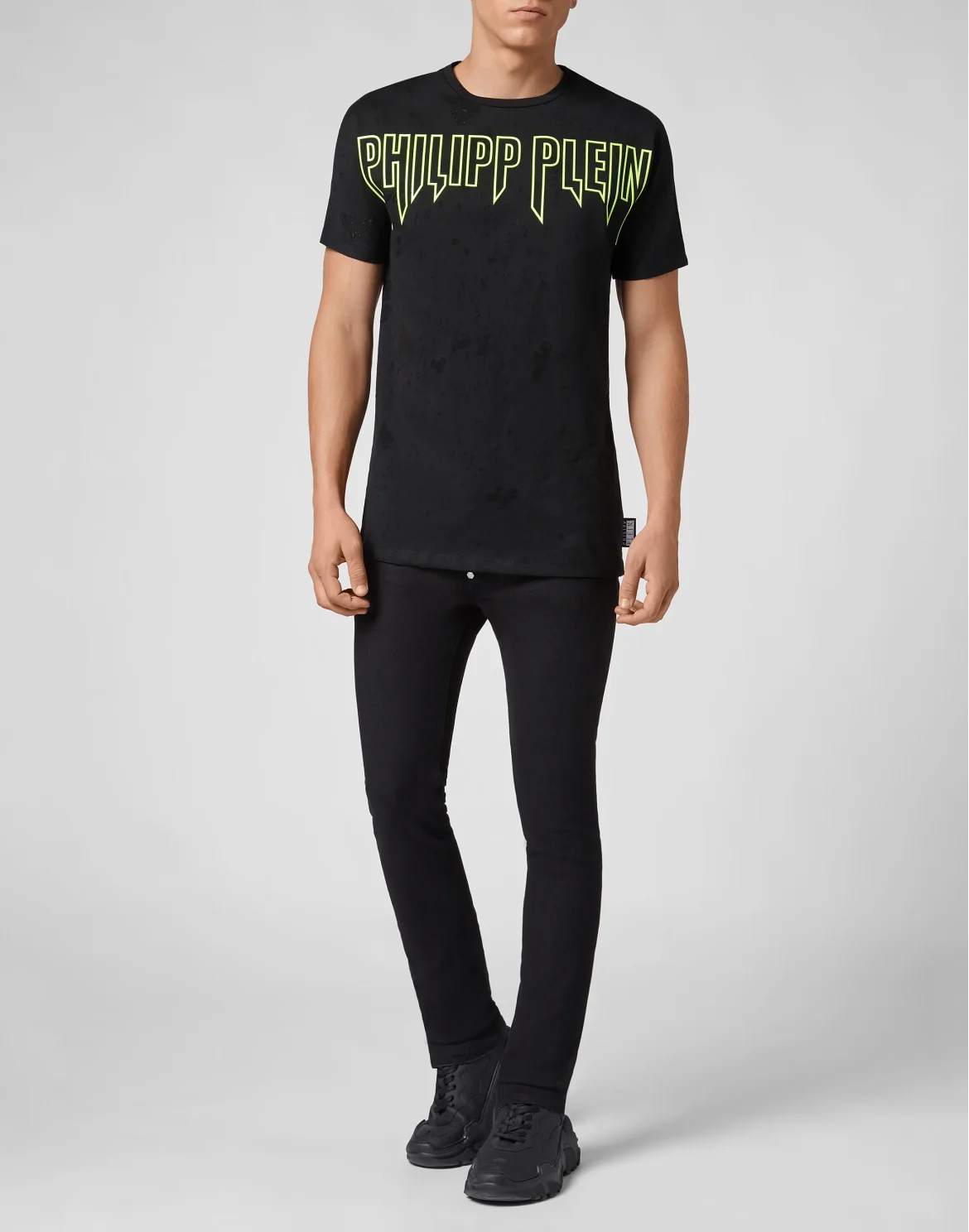 T-shirt Round Neck SS Rock PP, цвет: Черный