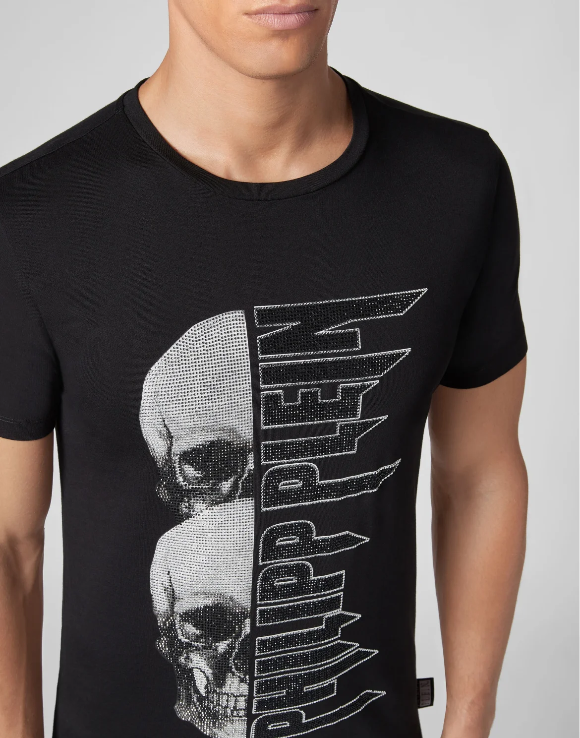 T-shirt Round Neck SS Skull, цвет: Черный