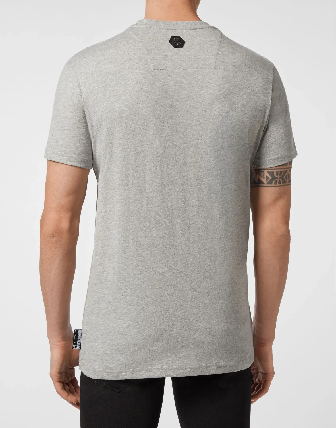 T-shirt Round Neck SS Signature, цвет: Серый