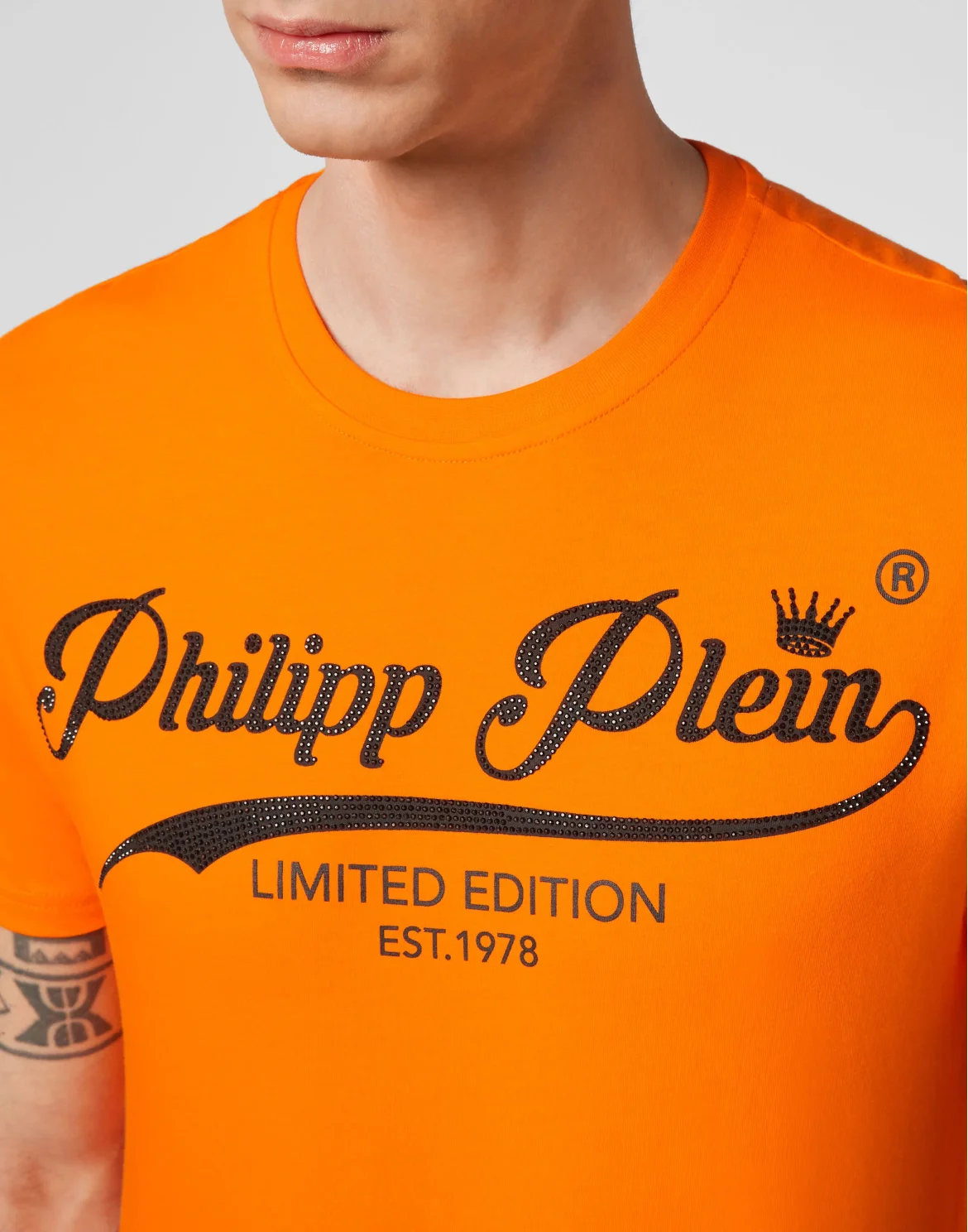 T-shirt Round Neck SS Signature, цвет: Оранжевый