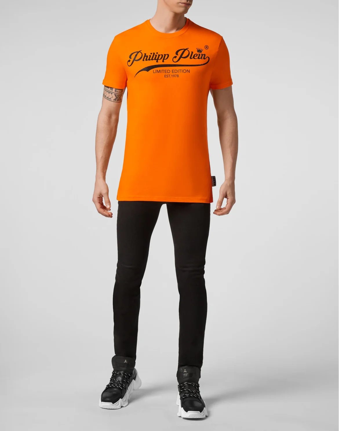 T-shirt Round Neck SS Signature, цвет: Оранжевый