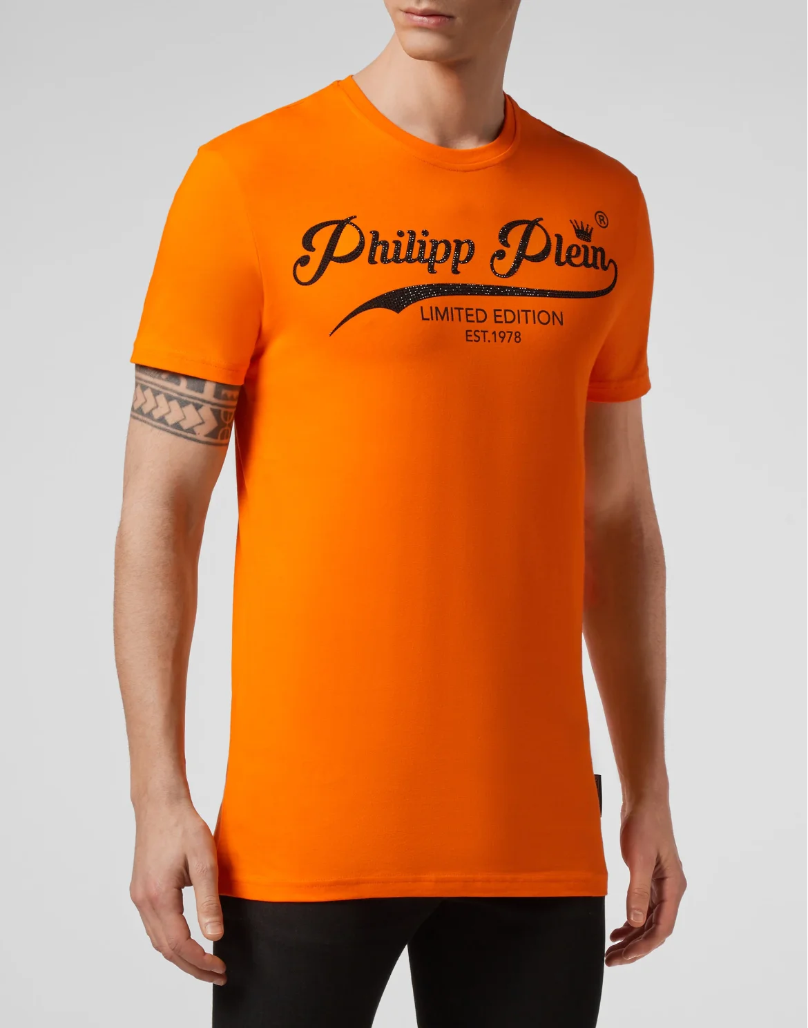 T-shirt Round Neck SS Signature, цвет: Оранжевый