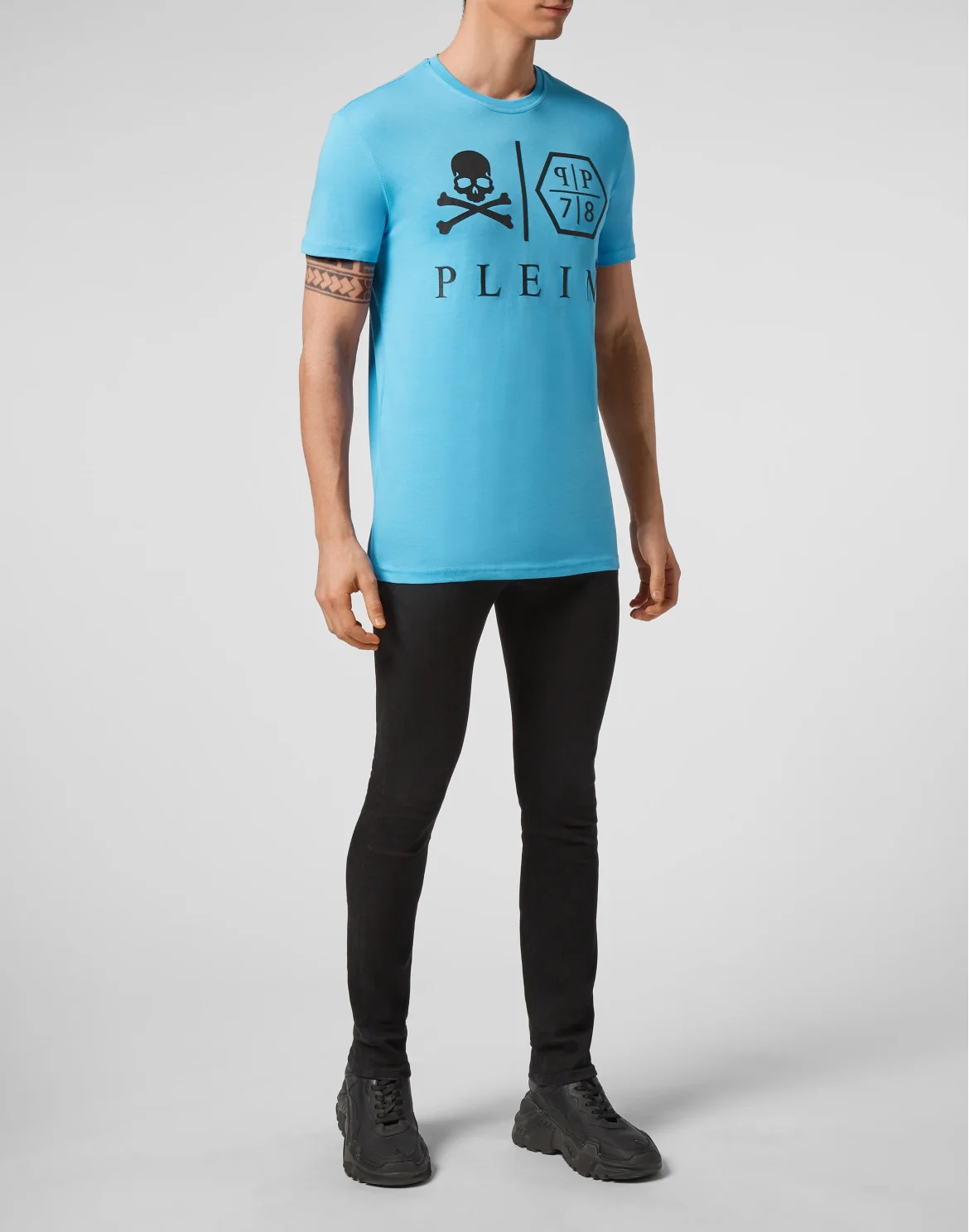 T-shirt Round Neck SS PP78, цвет: Голубой