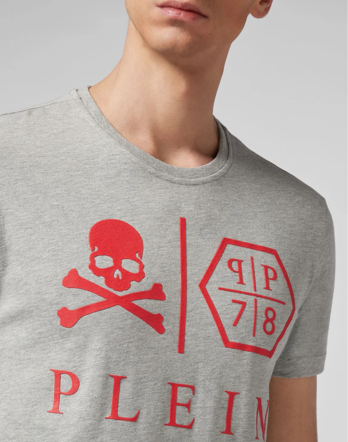 T-shirt Round Neck SS PP78, цвет: Серый