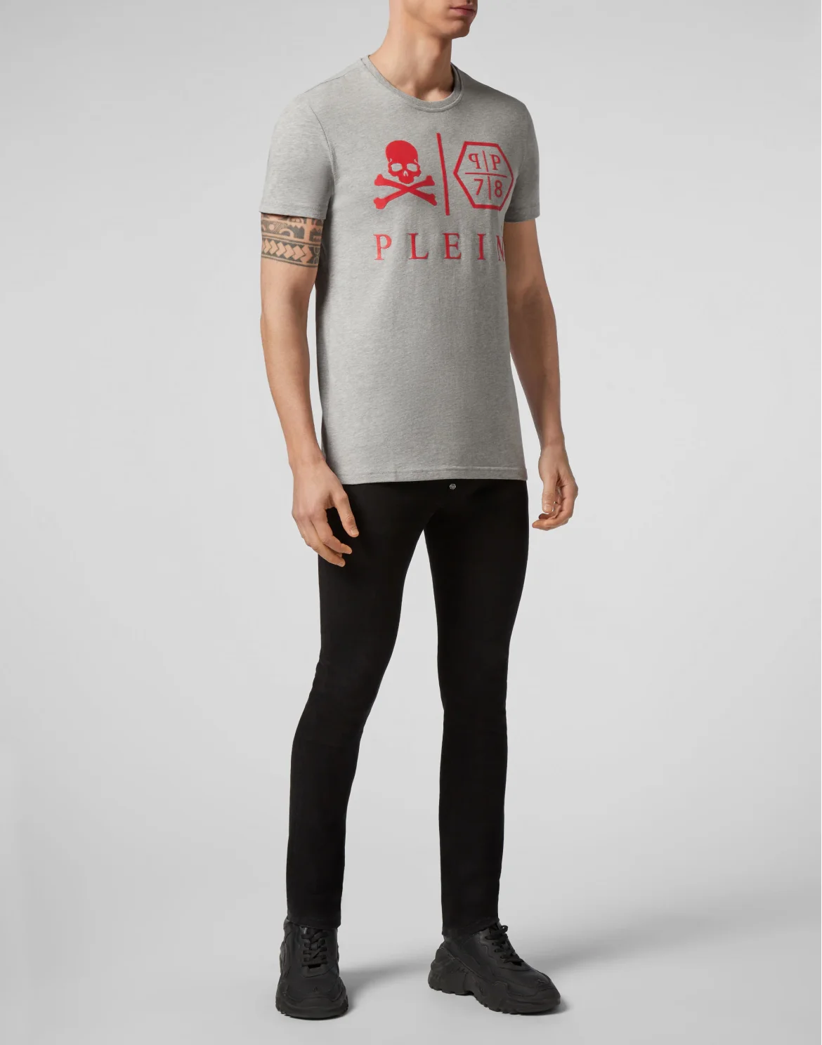 T-shirt Round Neck SS PP78, цвет: Серый