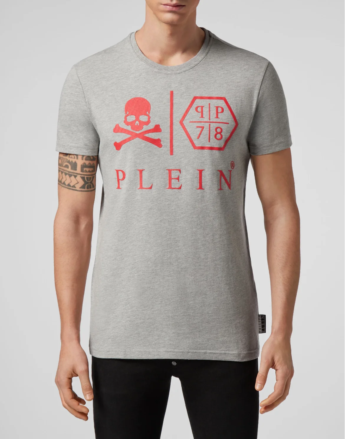 T-shirt Round Neck SS PP78, цвет: Серый