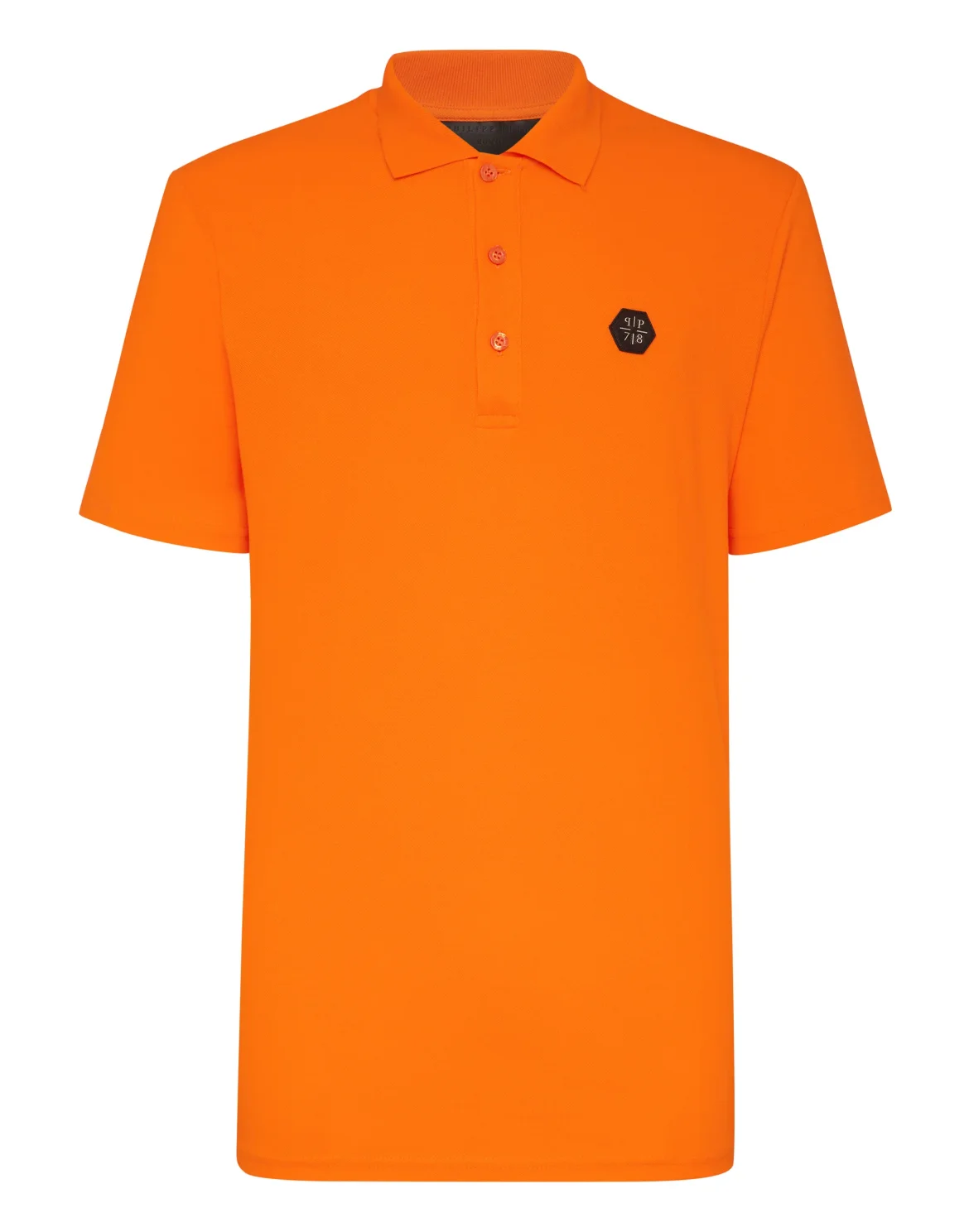 Slim Fit Polo shirt SS Hexagonal, цвет: Оранжевый