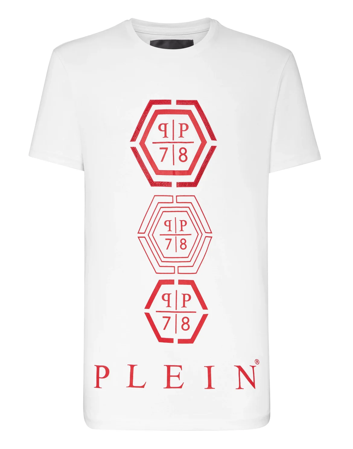 T-shirt Round Neck SS Hexagonal, цвет: Белый