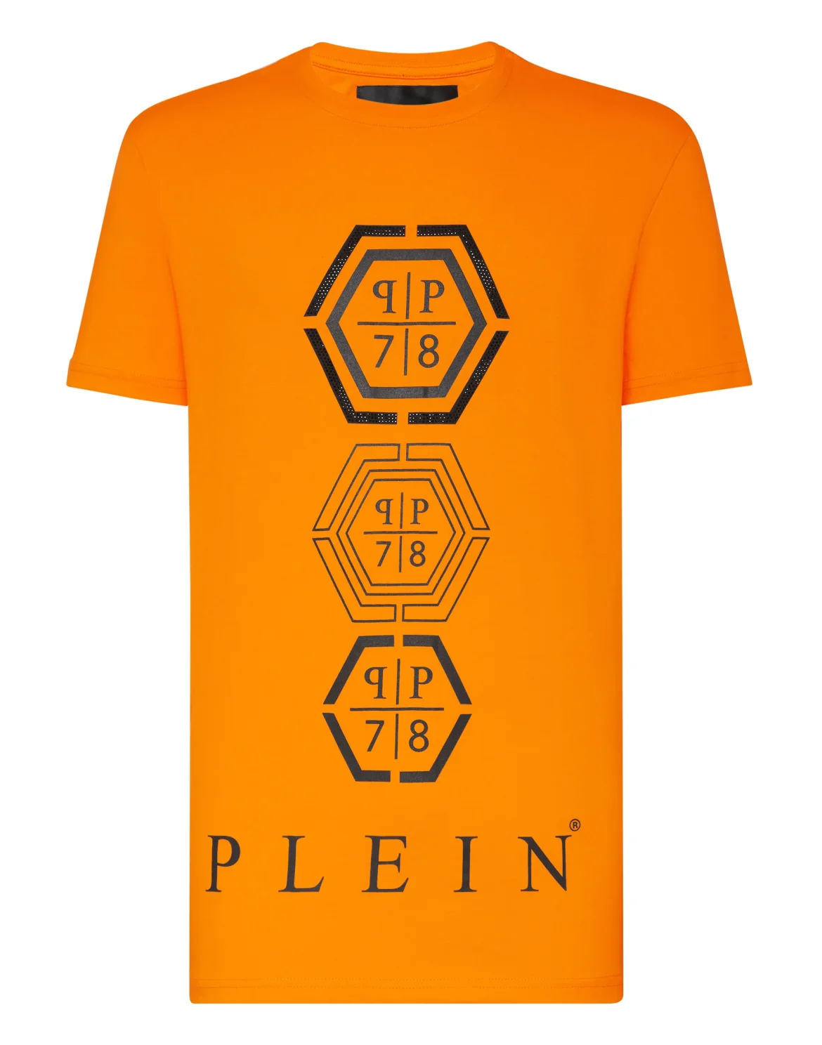T-shirt Round Neck SS Hexagonal, цвет: Оранжевый