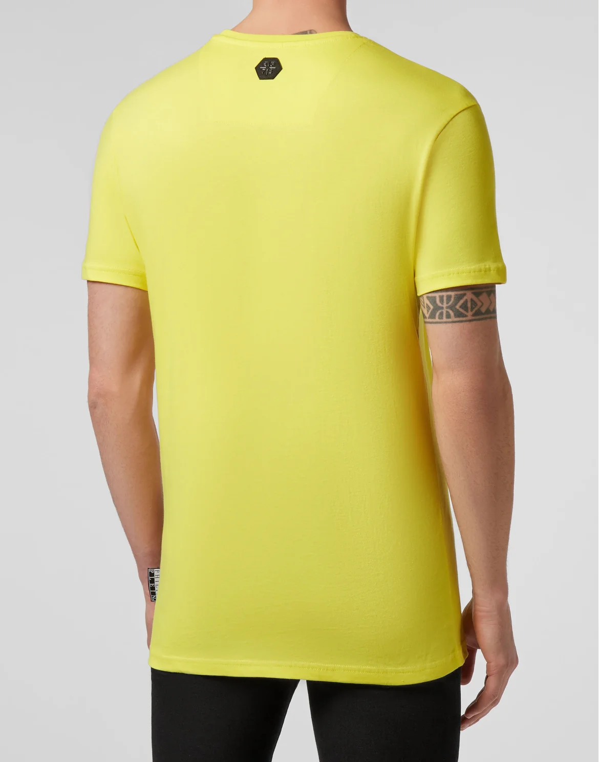 T-shirt Round Neck SS Hexagon tiger, цвет: Желтый