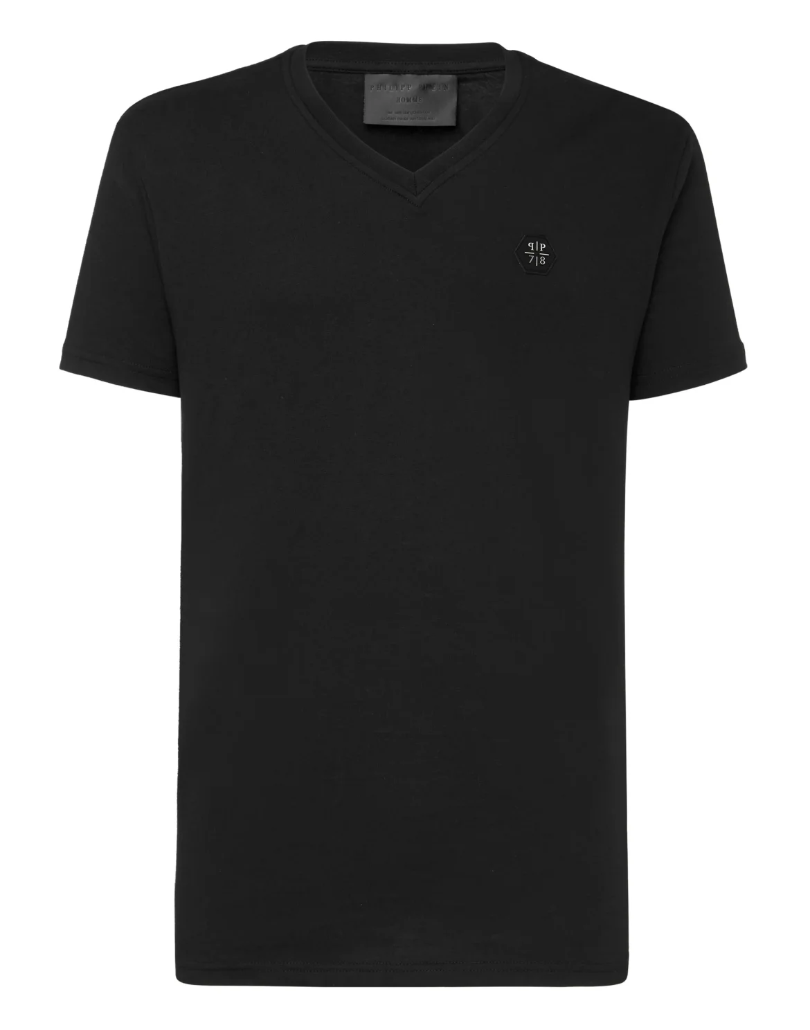 T-shirt V-Neck SS Hexagon tiger, цвет: Черный