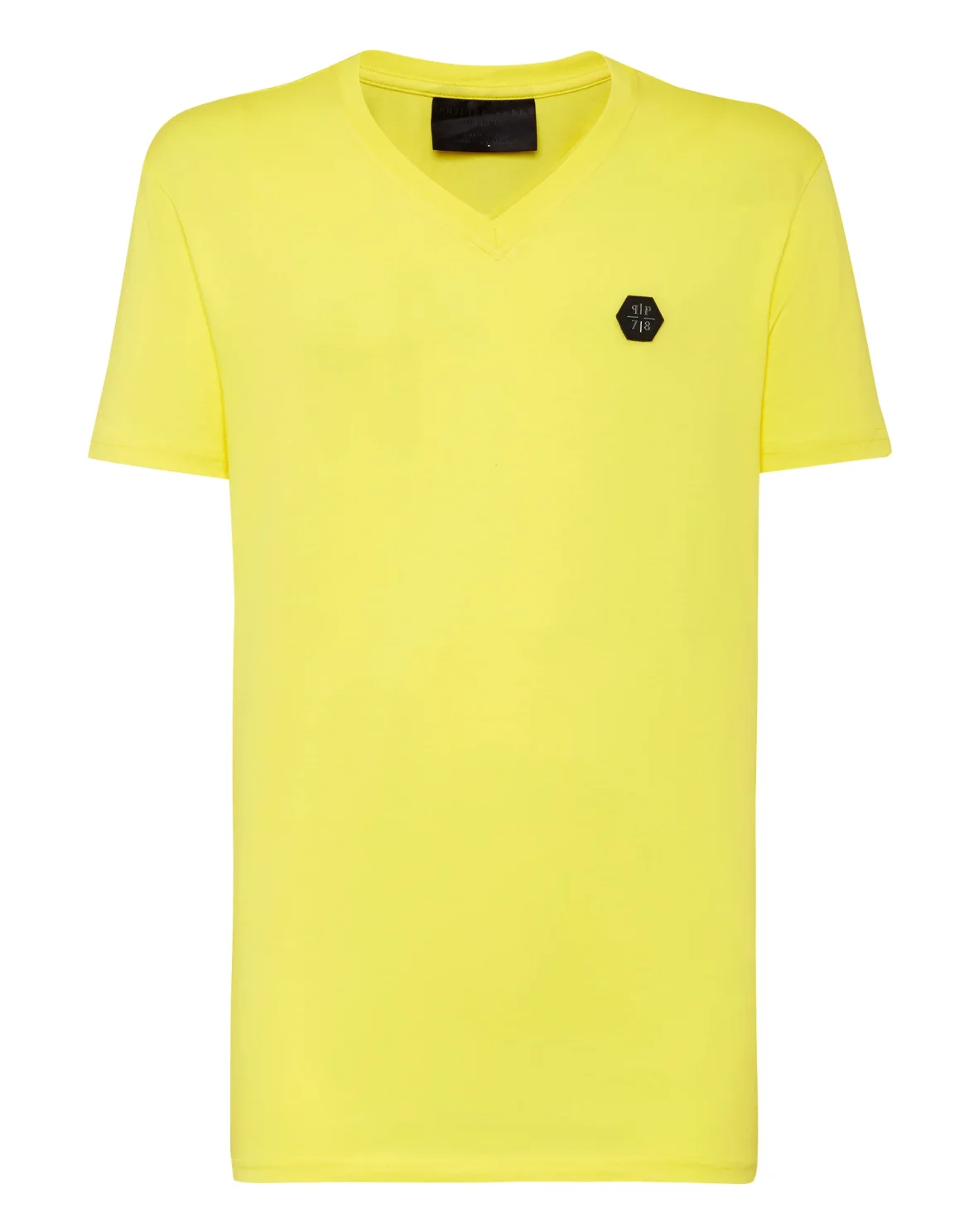 T-shirt V-Neck SS Hexagon tiger, цвет: Желтый
