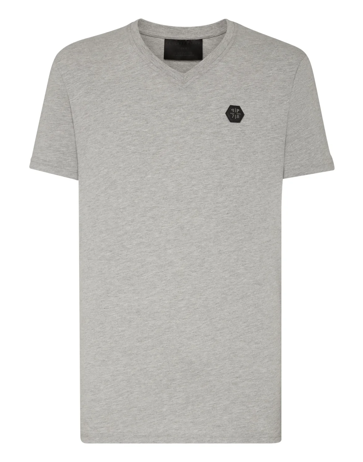 T-shirt V-Neck SS Hexagon tiger, цвет: Серый