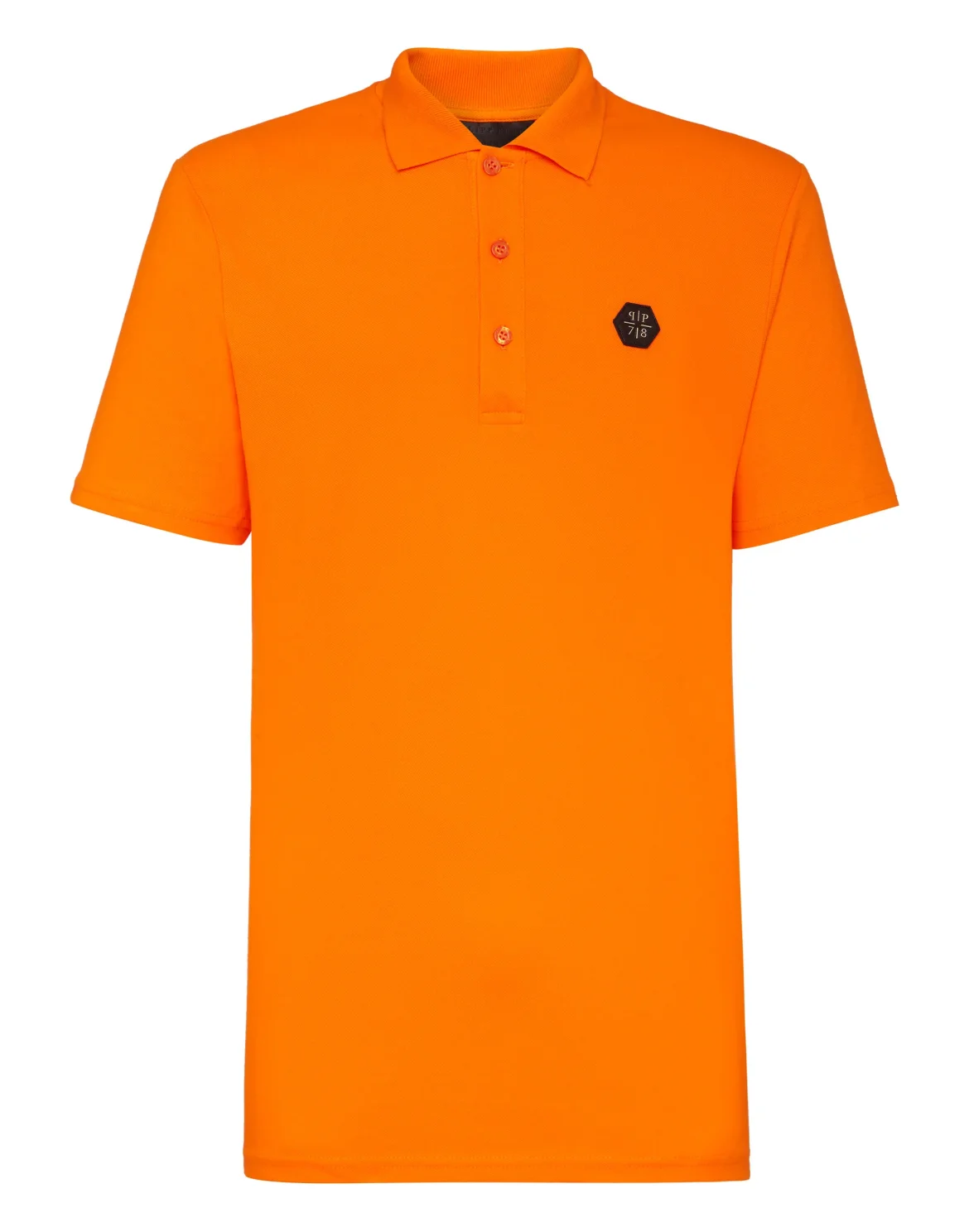 Slim Fit Polo shirt SS Allover skull, цвет: Оранжевый