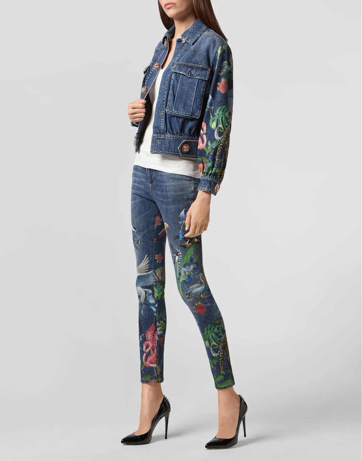 Miss Slim Fit Jungle, цвет: Синий