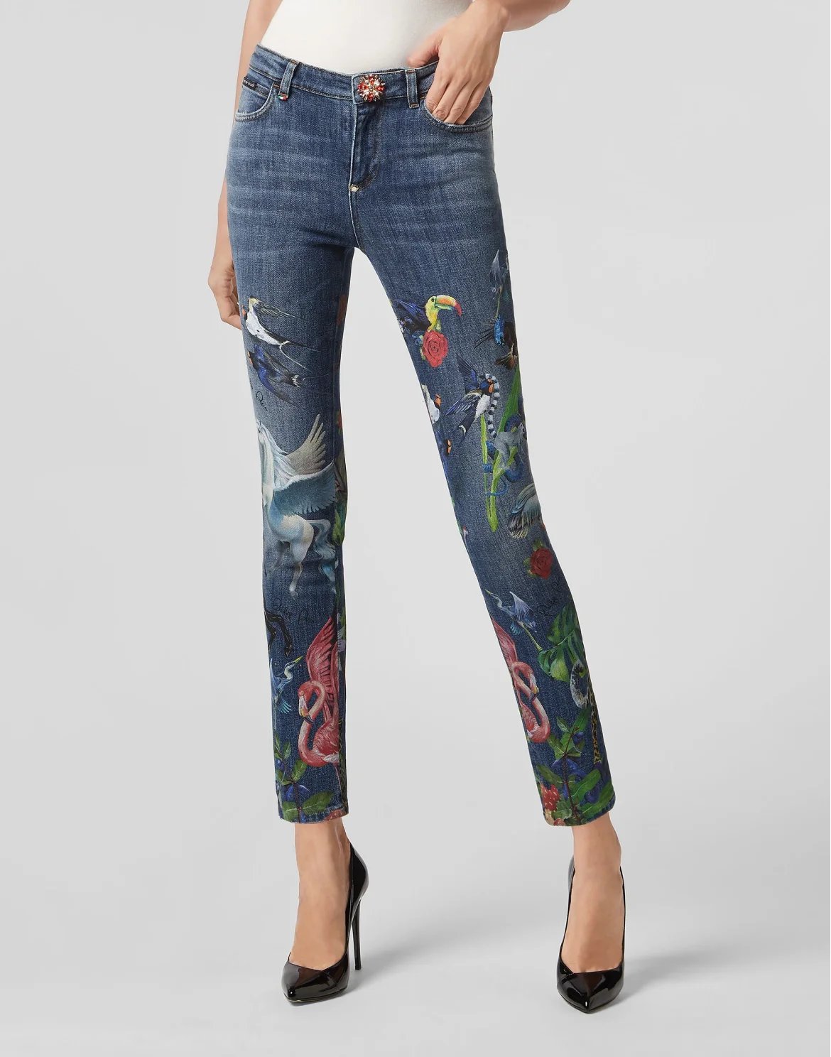 Miss Slim Fit Jungle, цвет: Синий