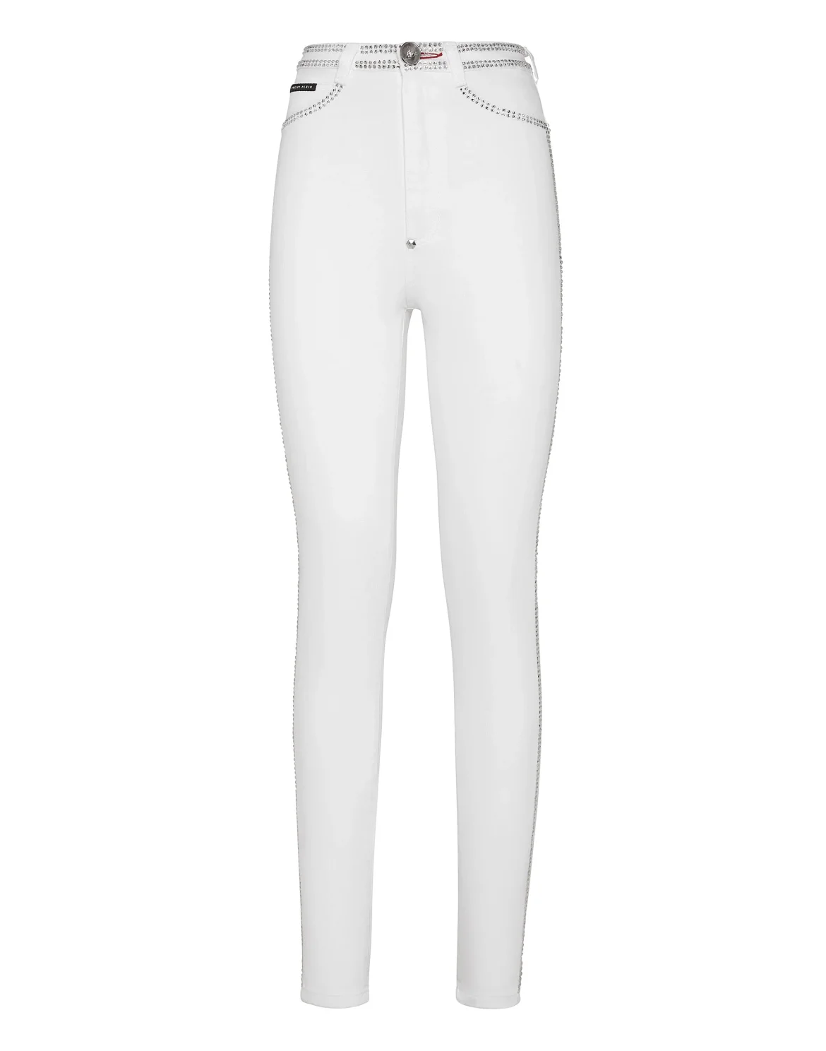 Super High Waist Jegging Crystal, цвет: Белый