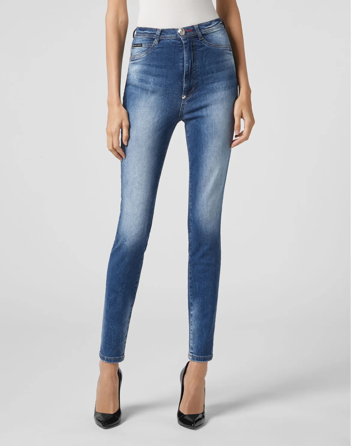 Super High Waist Jegging Original, цвет: Синий