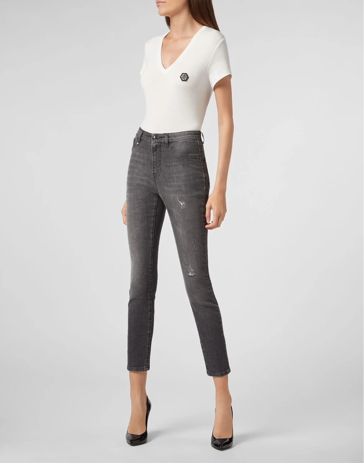 High Waist Jegging Statement, цвет: Серый