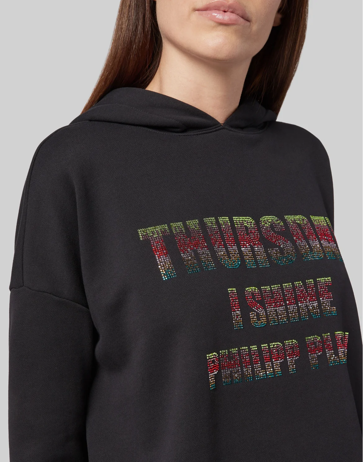 Hoodie sweatshirt Crystal, цвет: Черный