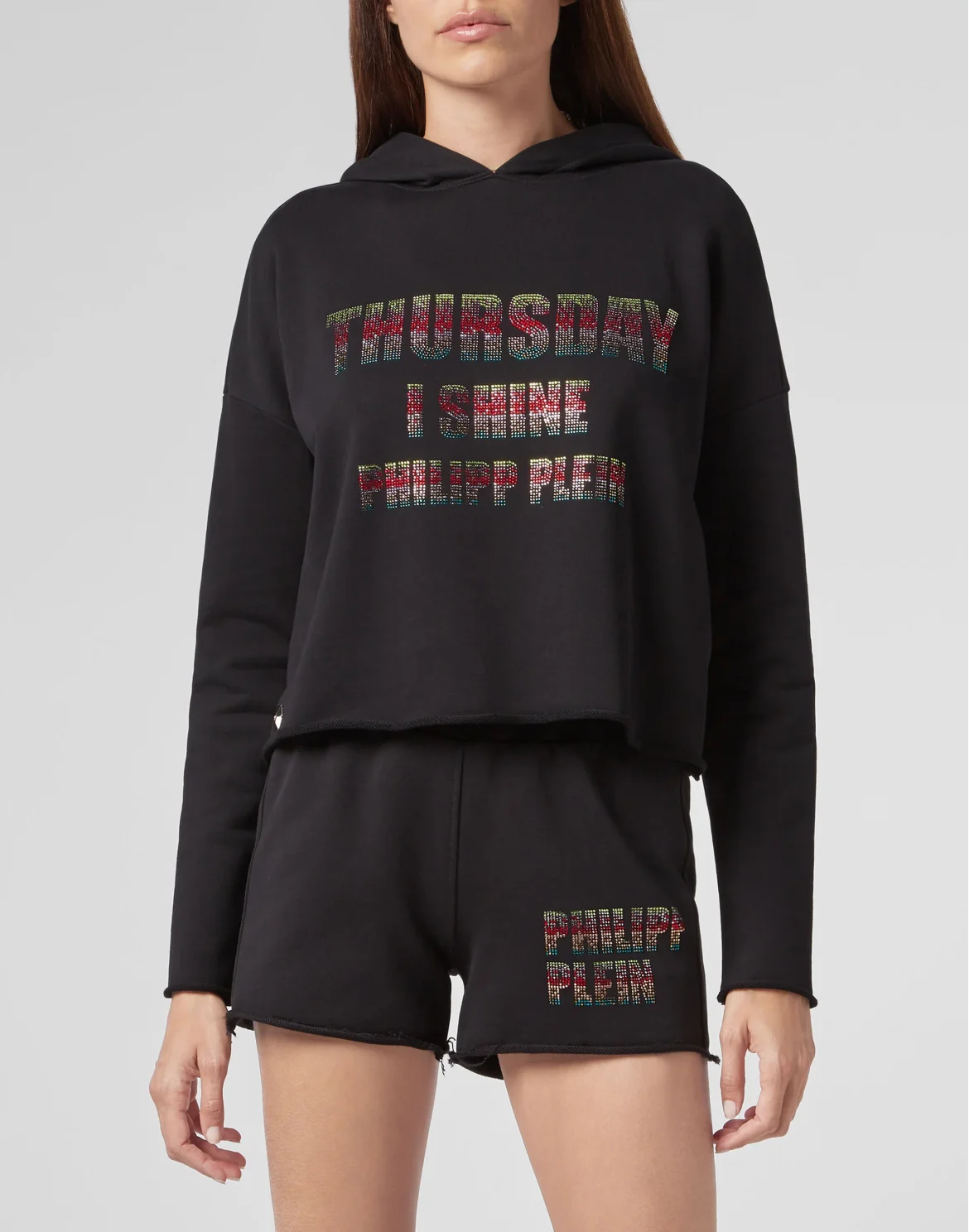 Hoodie sweatshirt Crystal, цвет: Черный