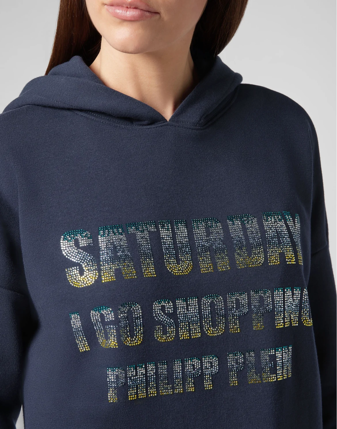 Hoodie sweatshirt Crystal, цвет: Голубой