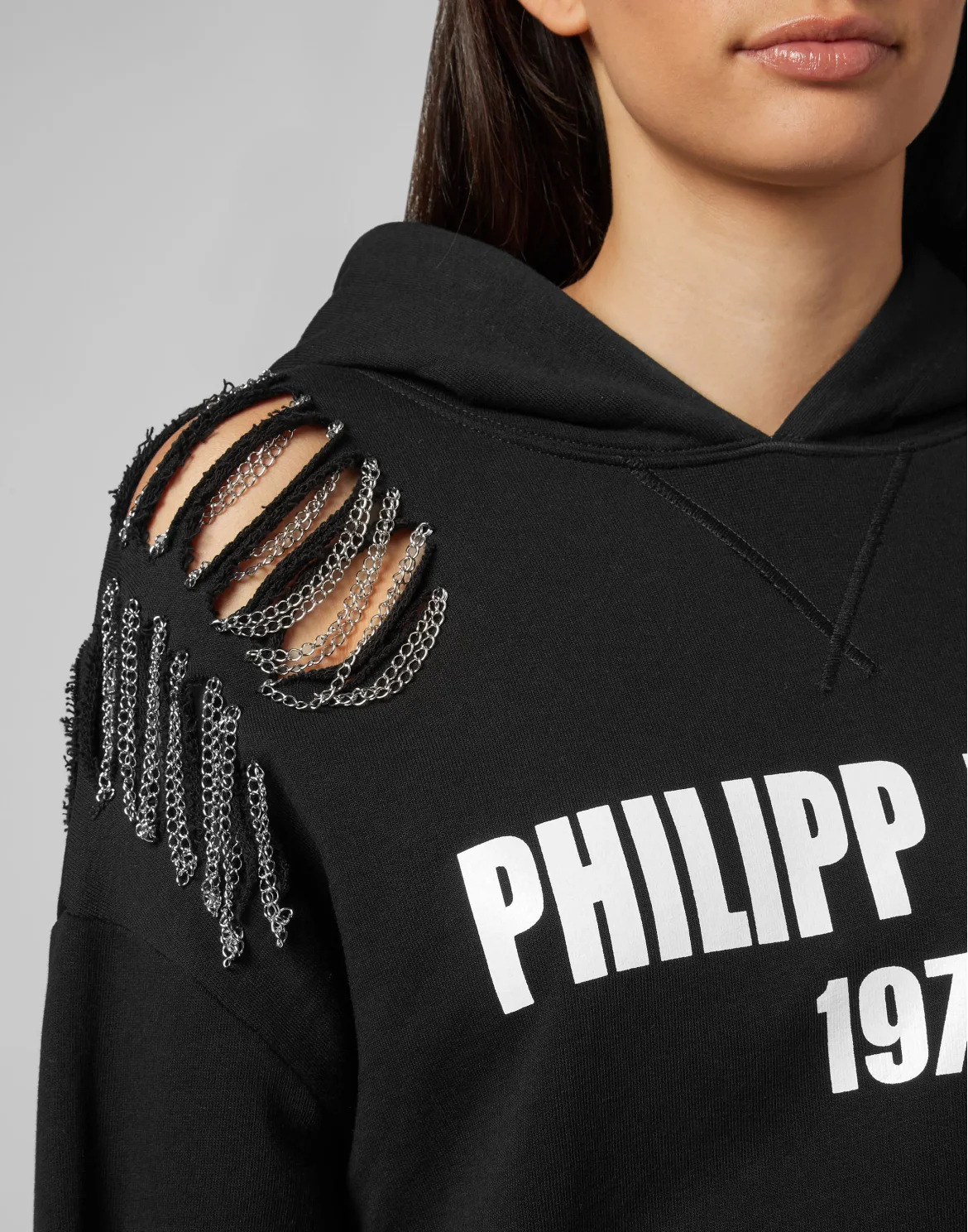 Hoodie sweatshirt PP1978, цвет: Черный