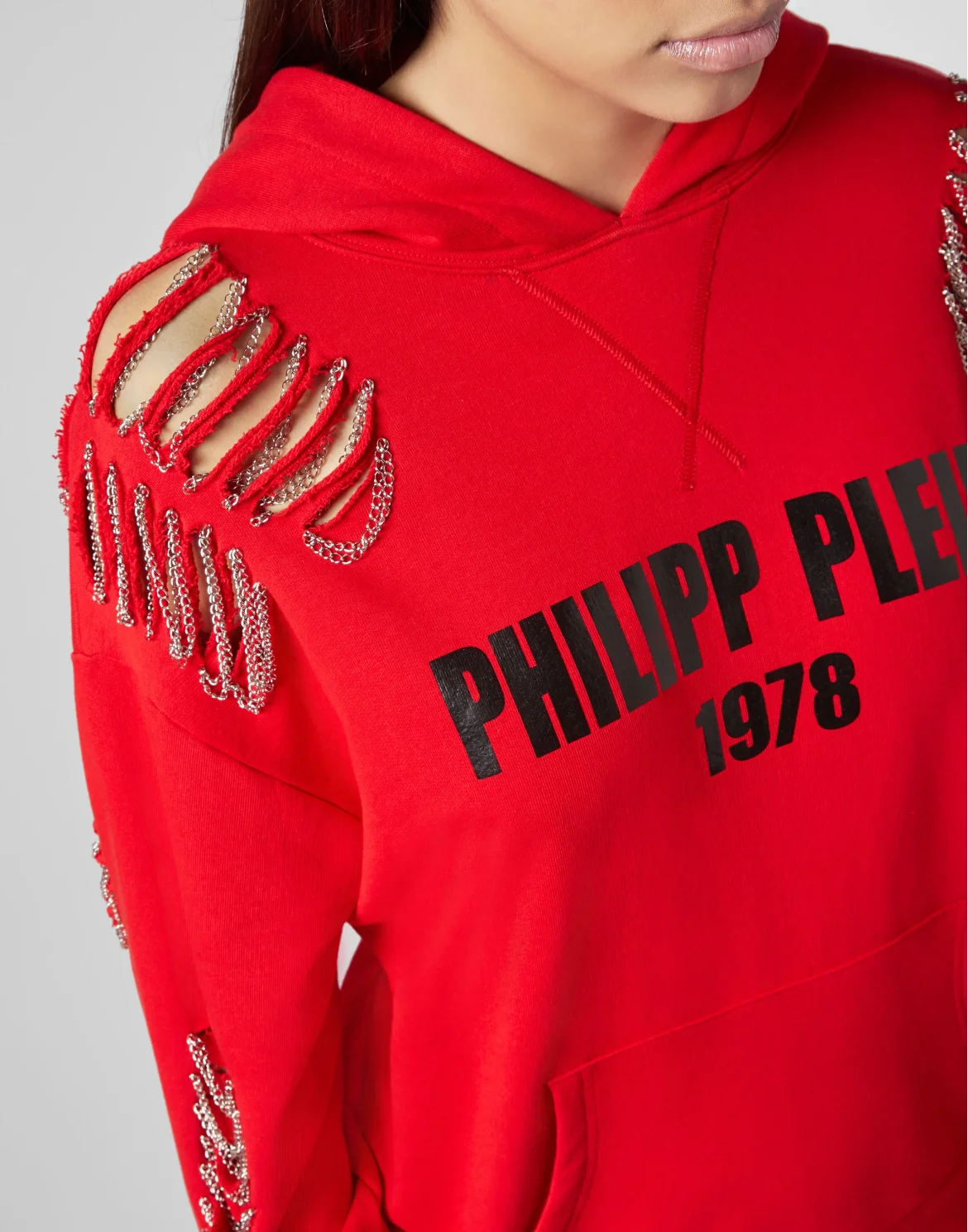 Hoodie sweatshirt PP1978, цвет: Красный