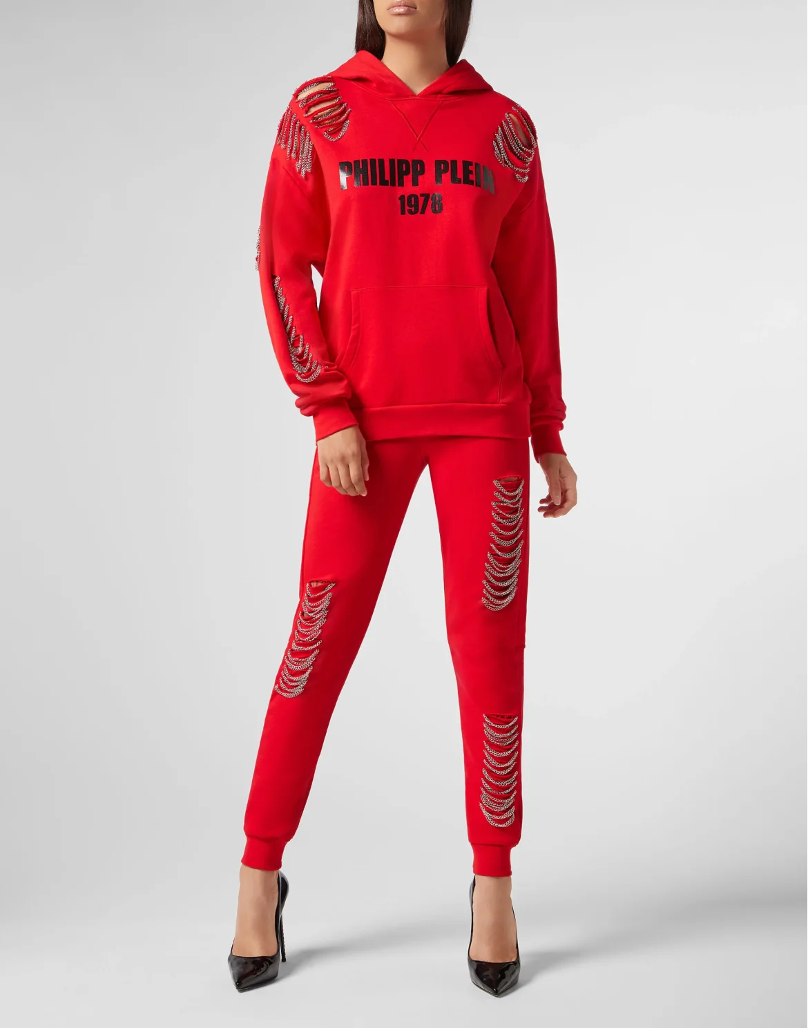 Hoodie sweatshirt PP1978, цвет: Красный