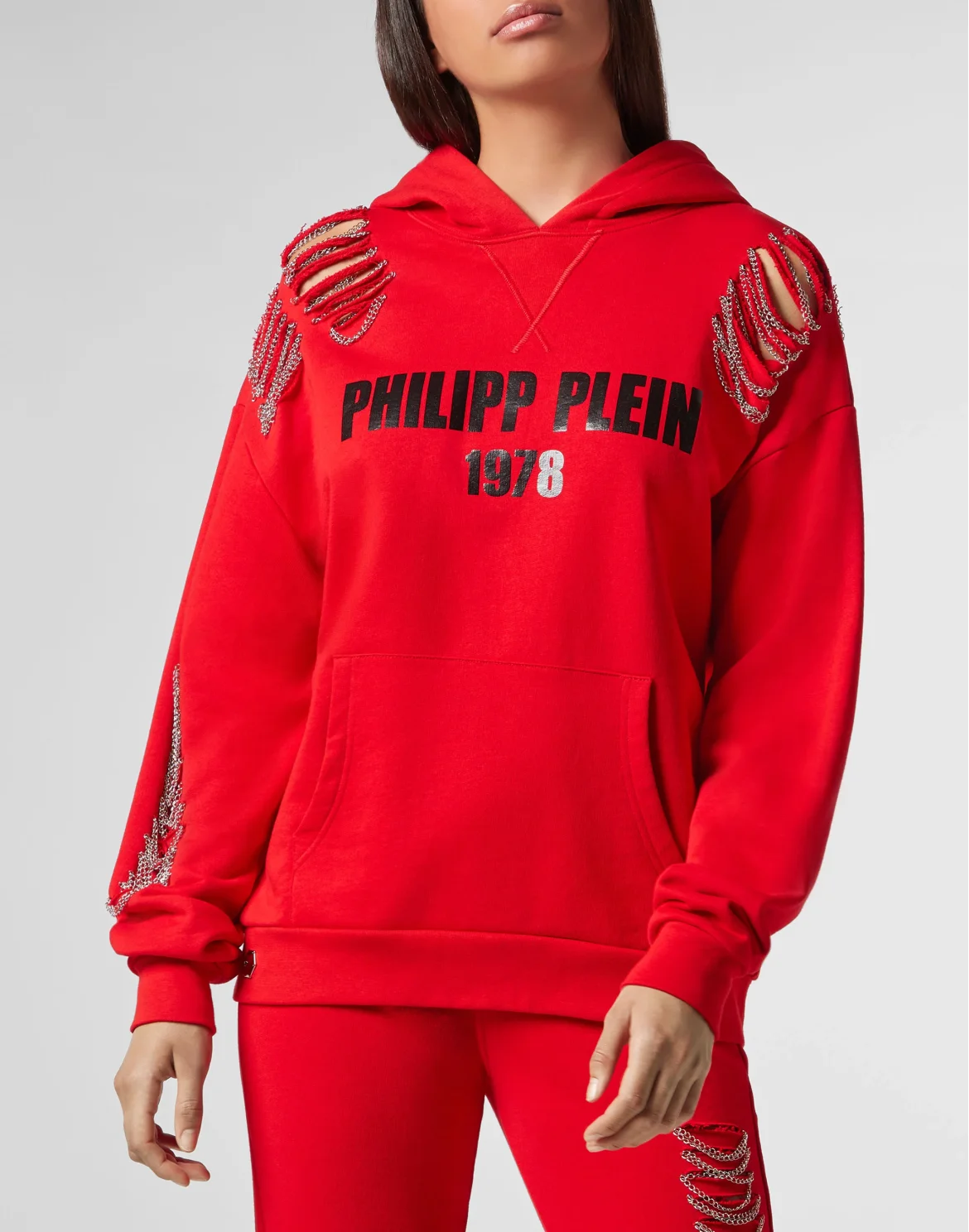 Hoodie sweatshirt PP1978, цвет: Красный