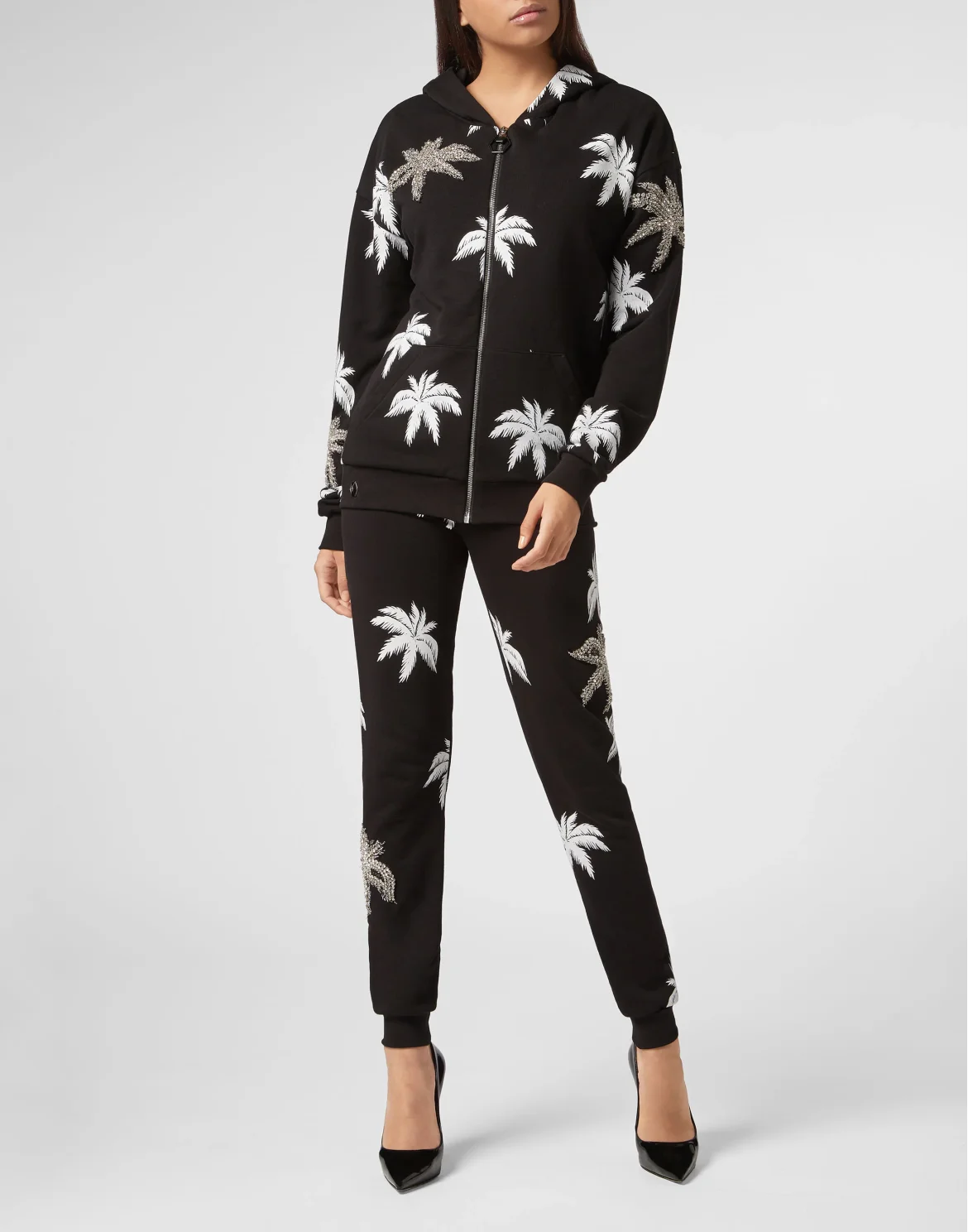 Hoodie Sweatjacket Aloha Plein, цвет: Черный