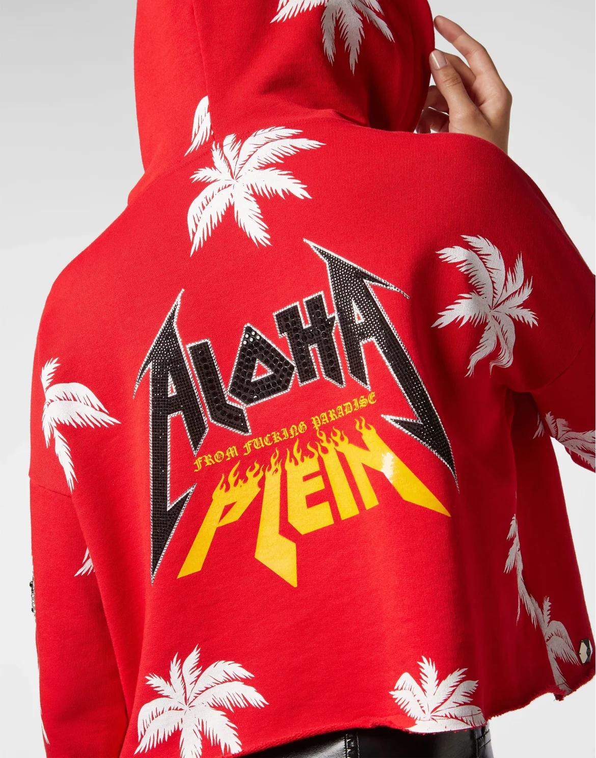 Hoodie sweatshirt Aloha Plein, цвет: Красный