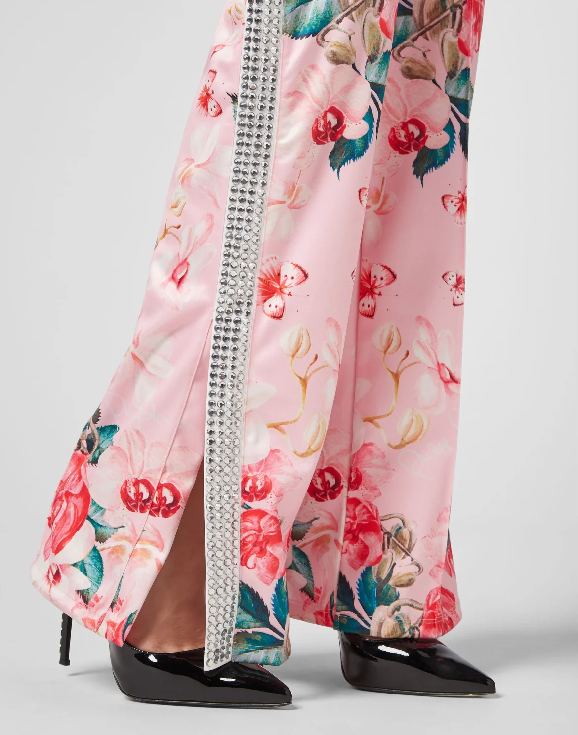 Jogging Trousers Flowers, цвет: Розовый