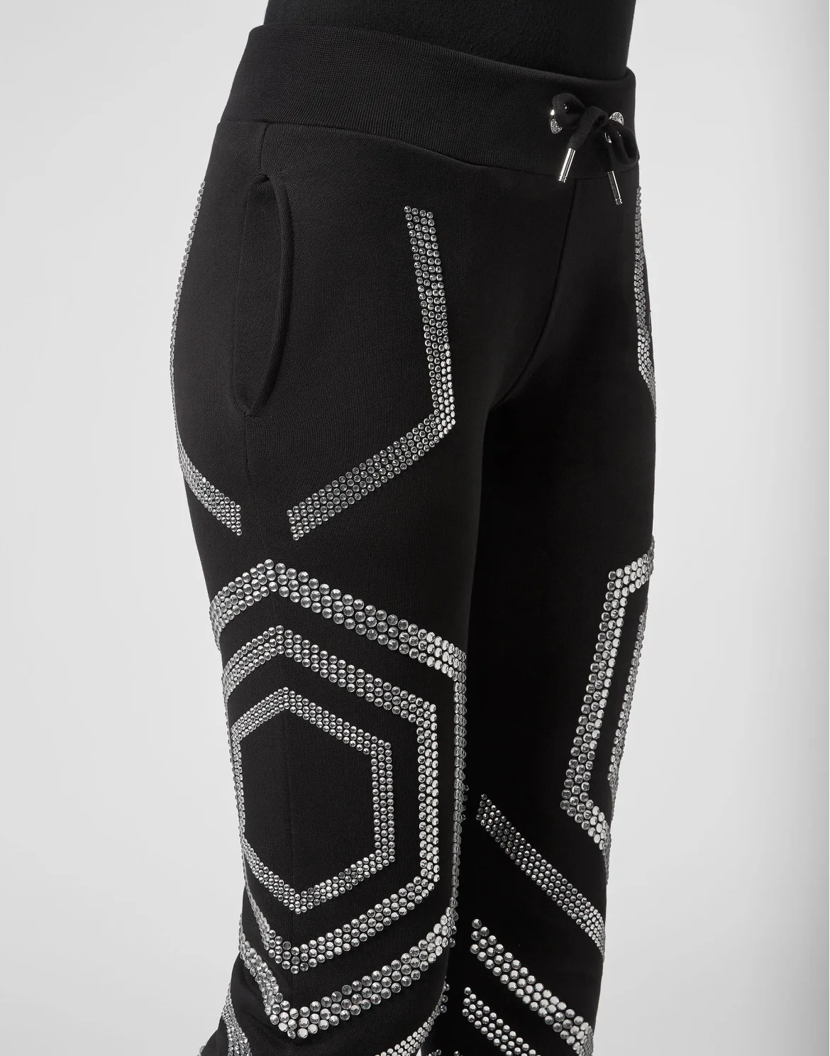 Jogging Trousers Geometric, цвет: Черный