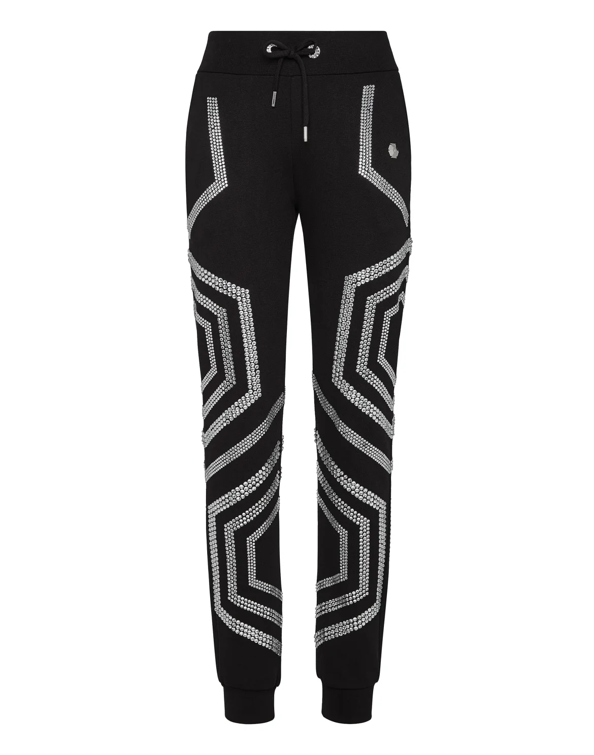 Jogging Trousers Geometric, цвет: Черный