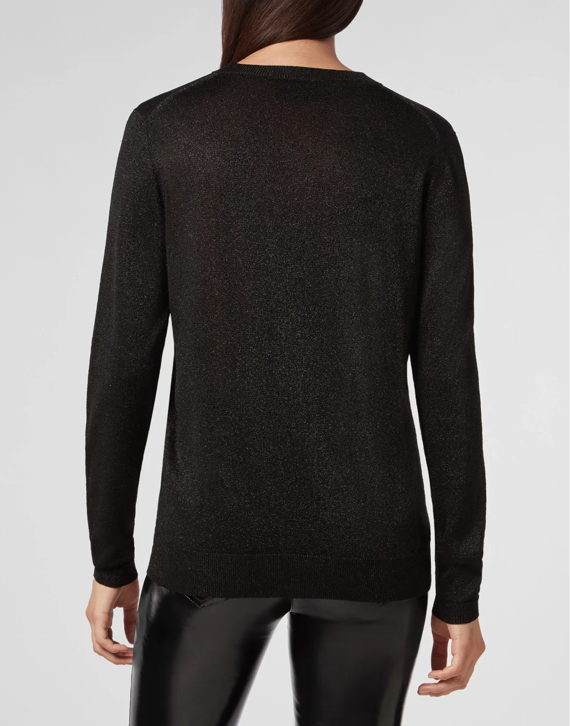 Pullover Polo-Neck LS Skull, цвет: Черный