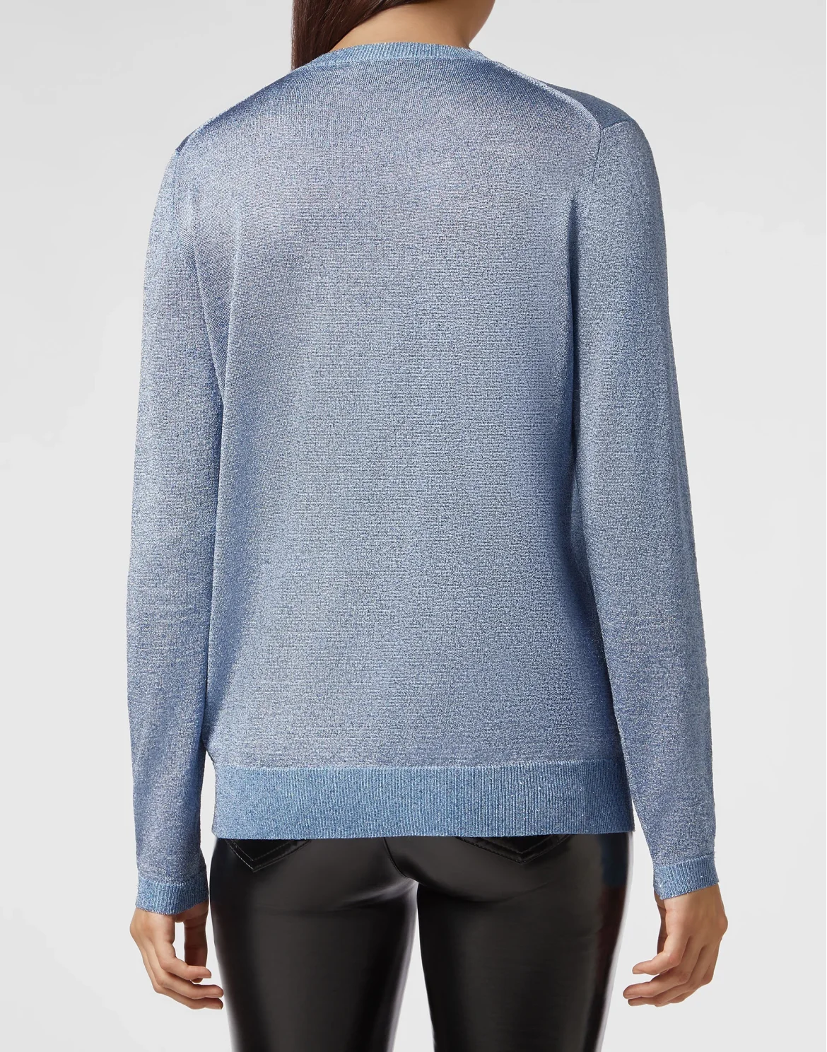 Pullover Polo-Neck LS Skull, цвет: Синий