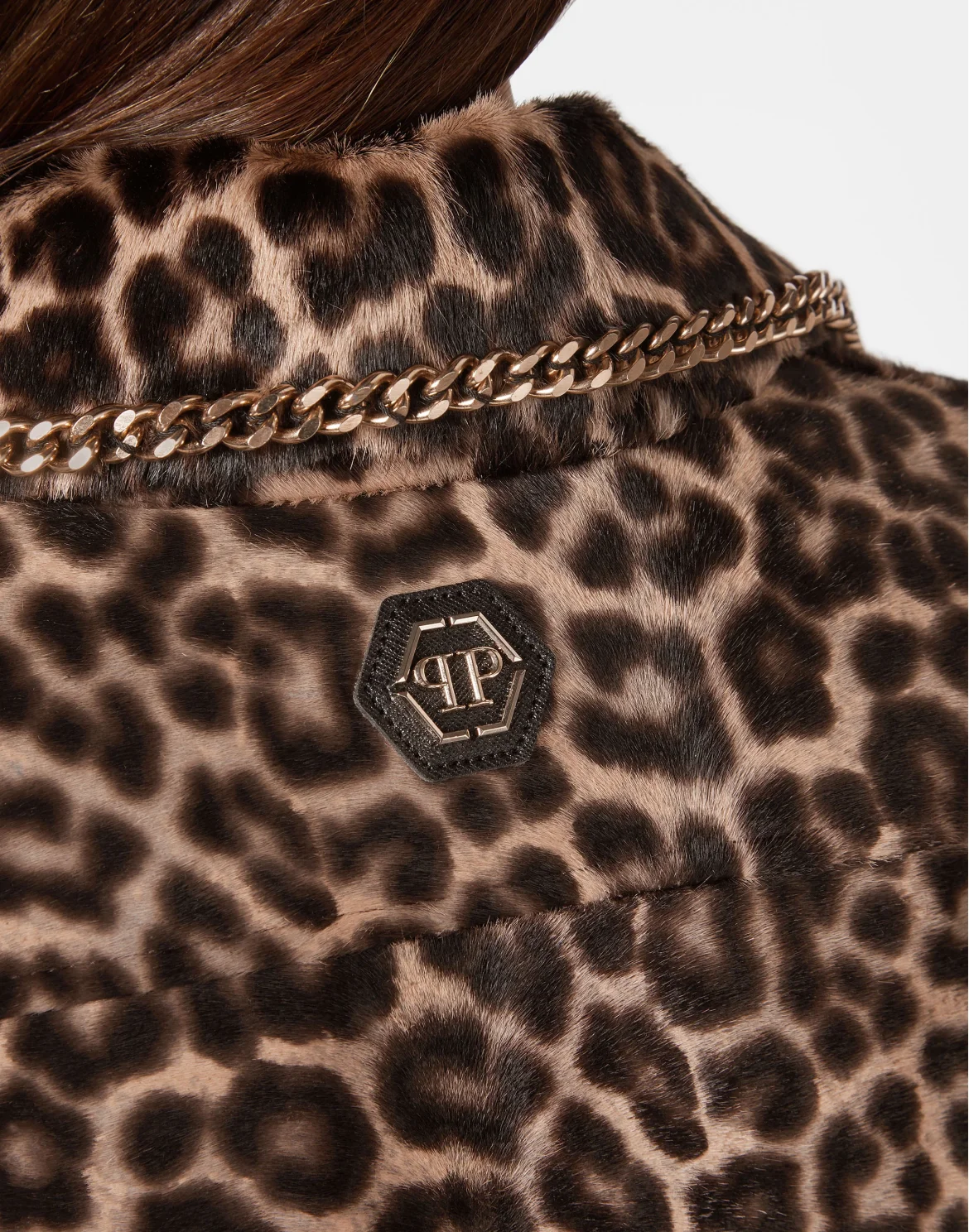 Leather Jacket Maculate, цвет: Леопард