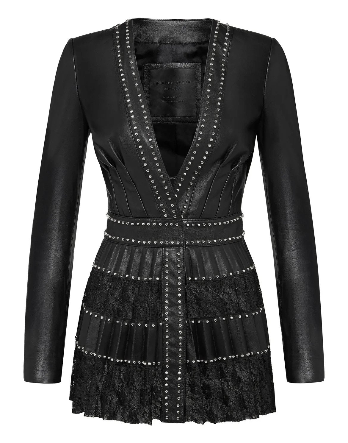 Leather Jacket Lace, цвет: Черный
