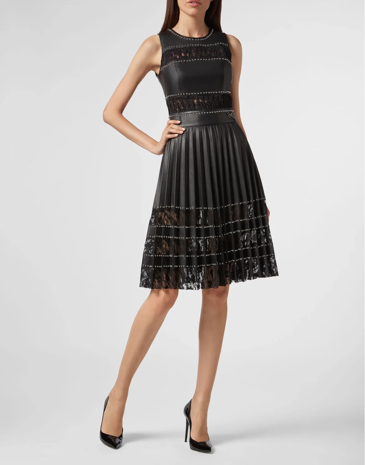 Short Dress Lace, цвет: Черный