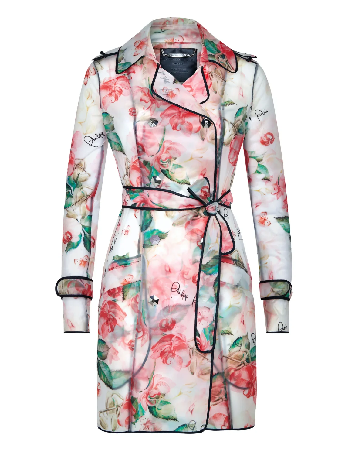 Trench coat Flowers, цвет: Розовый
