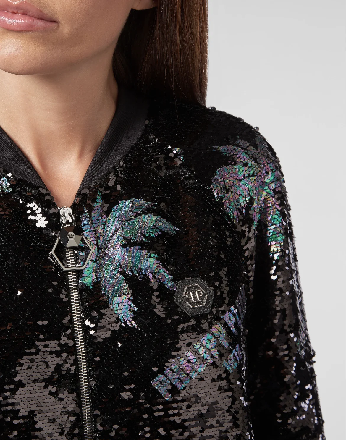 Bomber Paillettes, цвет: Черный